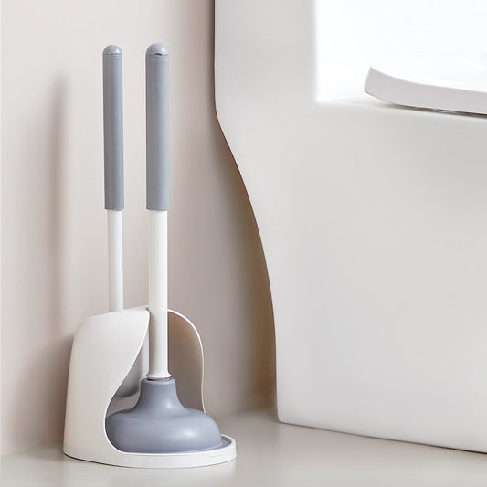 Modern Silicone Toilet Brush Set